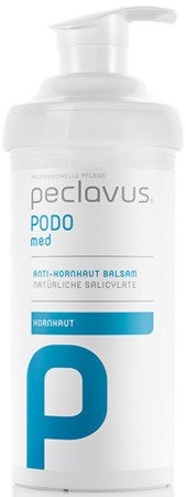 peclavus® PODOmed Anti-Hornhaut Balsam przeciw rogowaceniu skóry, naturalne salicylany, 500 ml